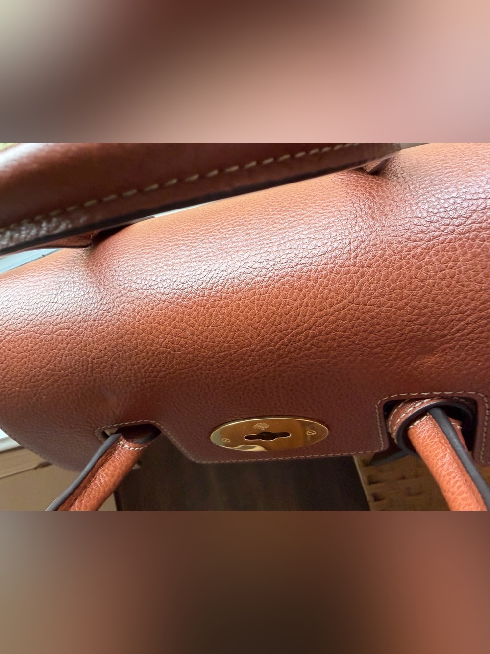 Mulberry Bayswater Satchel - Oak NVT - Picture 13 of 15